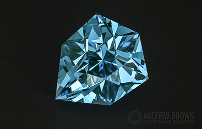 A collection of my best Gemstone Faceting Designs Volume 5 Astral Shard gem facet diagram